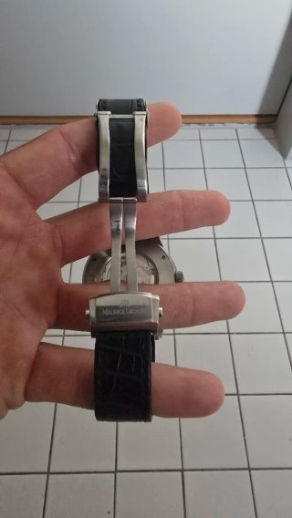 Reloj Maurice Lacroix Negro/Plateado