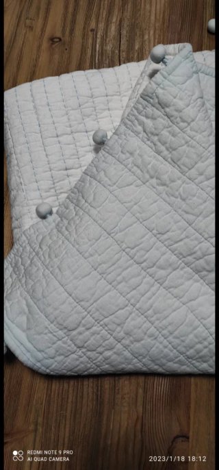 Manta y funda cuna reversible