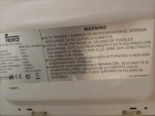 Microondas Teka