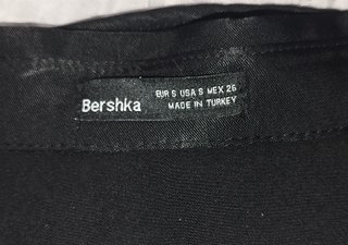 Camisa negra manga larga talla S