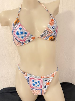 Traje de baño bikini estampado