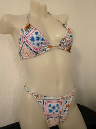 Traje de baño bikini estampado