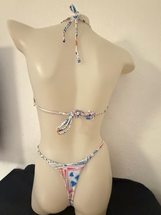 Traje de baño bikini estampado