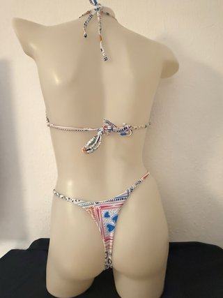 Traje de baño bikini estampado