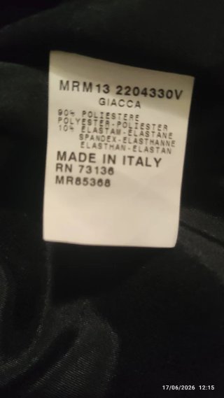 Cappotto corto di Marina Rinaldi Tg. 50 Nero