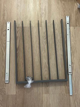 Pantalonero Metálico Ikea Gris