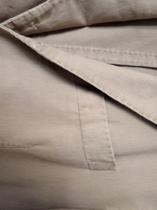 Giacca uomo cotone beige tg 48