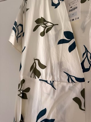 Vestido midi Zara estampado