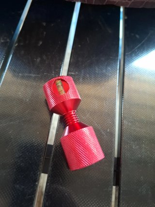 Pasador de alineación nivelador rojo