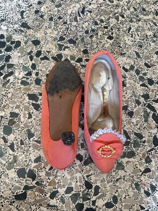 Zapatos de fallera Descans salmon
