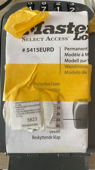 Cofre Chaveiro Master Lock Combinação