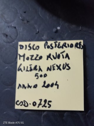 Disco Freno Posteriore Mozzo Ruota Gilera Nexus 50