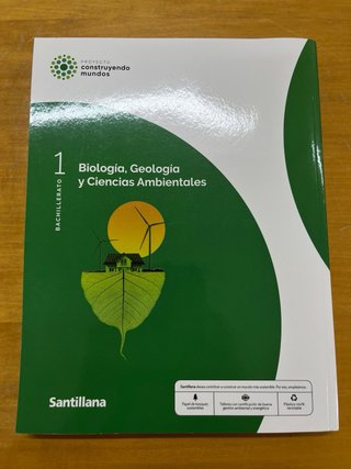 Biología, Geología y Ciencias Ambientales 1 Bac...
