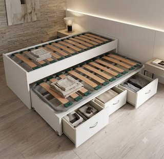 Cama nido doble madera