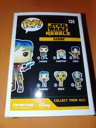 Funko Pop Star Wars Rebels Sabine 135