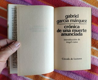 Crònica de una muerte anunciada, novela