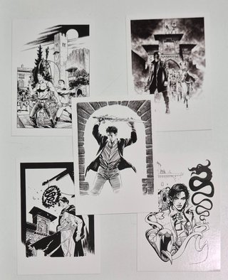 Portfolio Eroi a Grazzano Dylan Dog con Cartoline