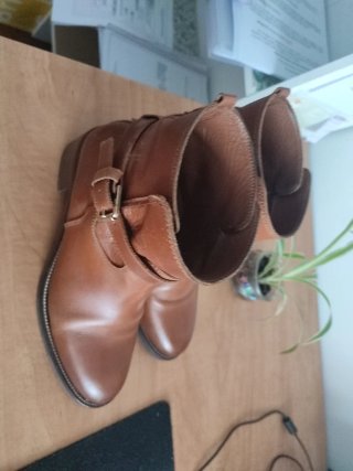 Botines Piel Massimo Dutti Marrones