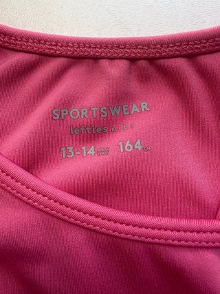 Top deportivo Sporty Girl rosa