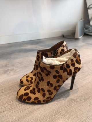 Botines Leopardo Zara Woman Talla 39