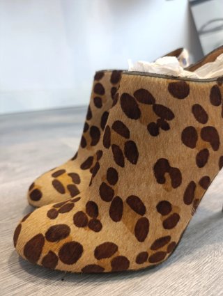 Botines Leopardo Zara Woman Talla 39