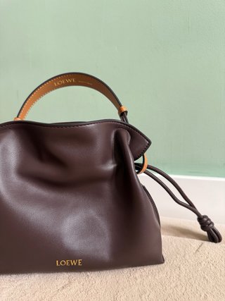 Bolso Flamenco Clutch mini marrón