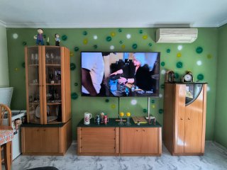 Set de muebles interior.
