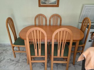 Set de muebles interior.