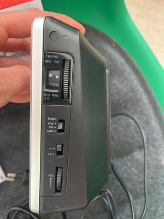 Radio Despertador Philips AJ231 Plata