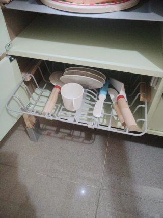 Cocina de madera infantil con accesorios