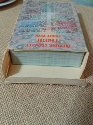 Tarot Tarocchi Thoth Aleister Crowley Vintage OOP