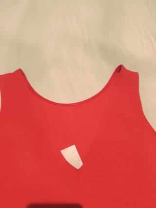 Vestido de licra rojo