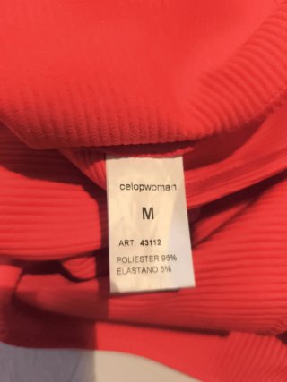 Vestido de licra rojo