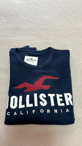 Sudadera Hollister Azul Talla L