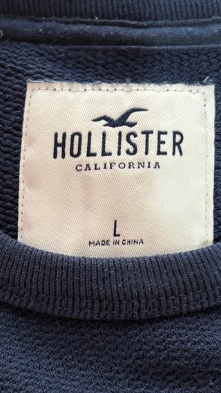 Sudadera Hollister Azul Talla L