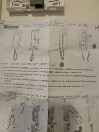 Interfono Fermax Universal Blanco