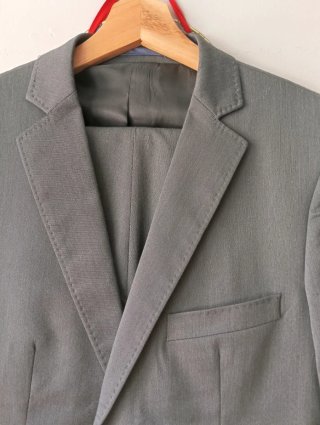 Traje Zara Gris Hombre