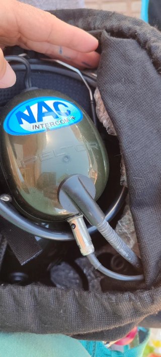 Casco paramotor NAC Intercom