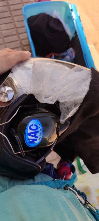 Casco paramotor NAC Intercom