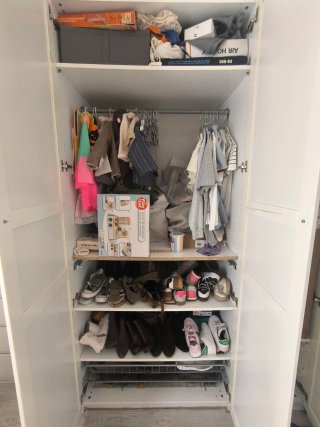 Armario blanco Ikea 3 puertas