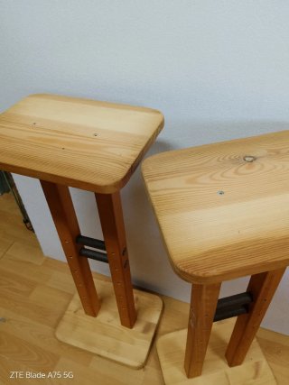 2 Columnas Madera Maciza Diseño