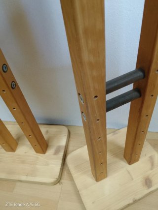 2 Columnas Madera Maciza Diseño
