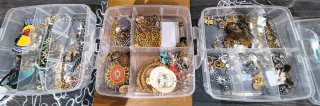 Caja de bisutería variada