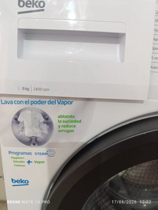 Lavadora Beko ProSmart Inverter 10 años garantía