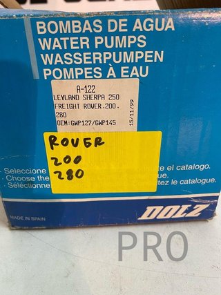 Bomba agua austin rover nueva