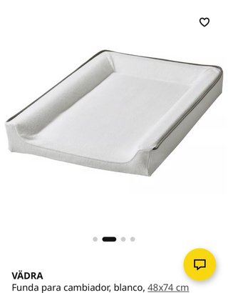 Cambiador de bebé blanco