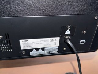 Equipo de Sonido Samsung Negro