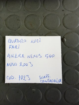 Quadro Luci Fari Gilera Nexus 500 2003