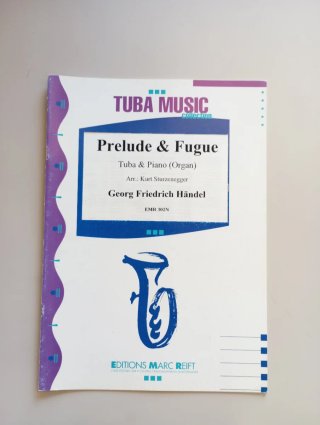 Partitura tuba -  Prelude & Fugue Händel