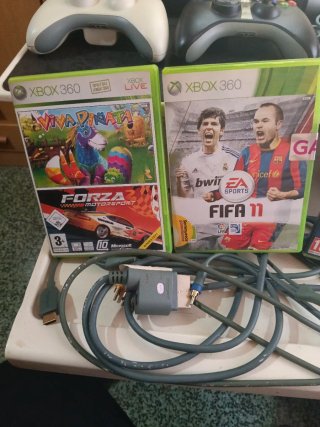 Mega Pack Xbox 360 120GB + 6 Juegos y extras